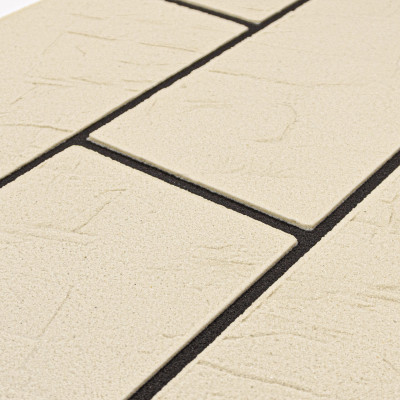 Термопанель камень Сланец Слоновая Кость 1480х580 мм ппс 16 толщина 50 мм