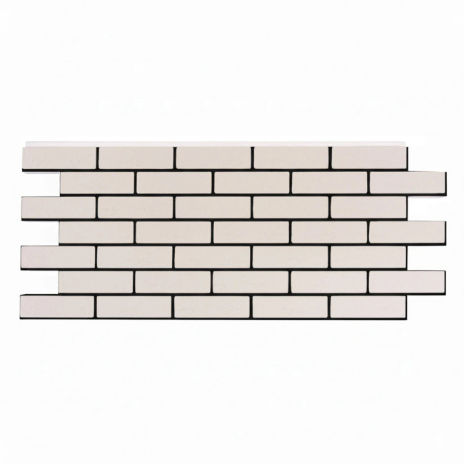 Термопанель под клинкер БЕЛЫЙ ОПАЛ 1374х580 мм 40 мм Термопанель под клинкер БЕЛЫЙ ОПАЛ 1374х580 мм 40 мм