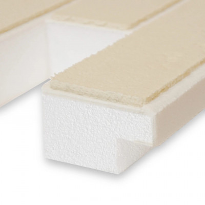 Термопанель под клинкер СЛОНОВАЯ КОСТЬ 1374х580 мм 40 мм Термопанель под клинкер СЛОНОВАЯ КОСТЬ 1374х580 мм 40 мм