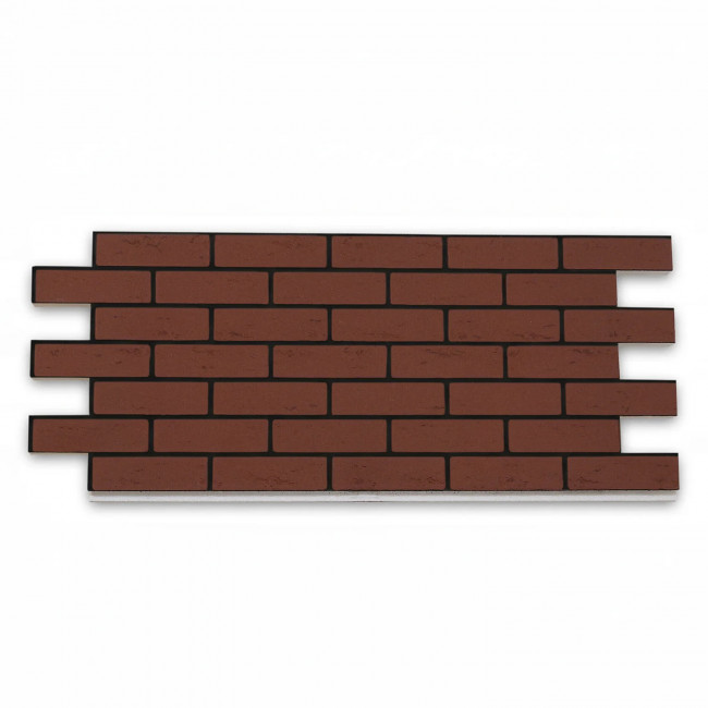 Термопанель под клинкер КРАСНАЯ ГЛИНА 1374х580 мм 40 мм Термопанель под клинкер КРАСНАЯ ГЛИНА 1374х580 мм 40 мм