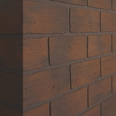 Термопанель под кирпич ГРАФИТ БИСТР 1480х580 мм 40 мм