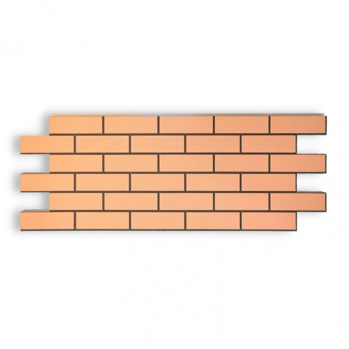 Термопанель под кирпич ПЕРСИК 1480х580 мм 40 мм Термопанель под кирпич ПЕРСИК 1480х580 мм 40 мм