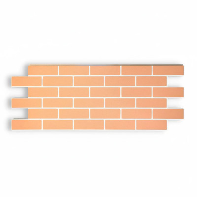 Термопанель под кирпич ПЕРСИК 1480х580 мм 40 мм Термопанель под кирпич ПЕРСИК 1480х580 мм 40 мм