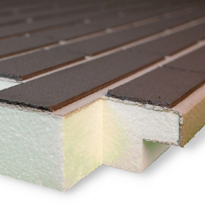 Термопанель под баварскую кладку МОКРЫЙ АСФАЛЬТ 1480х580 мм 40 мм Термопанель под баварскую кладку МОКРЫЙ АСФАЛЬТ 1480х580 мм 40 мм