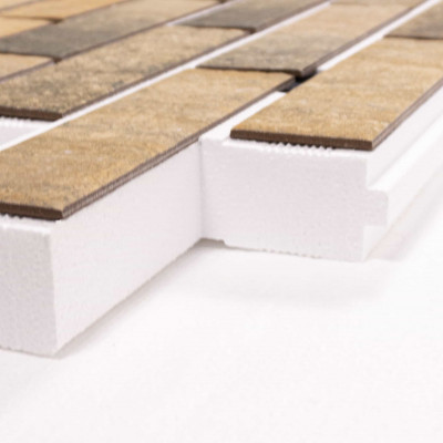 Термопанель ППС Beryoza Ceramica Sandia Песочный 40 мм м2