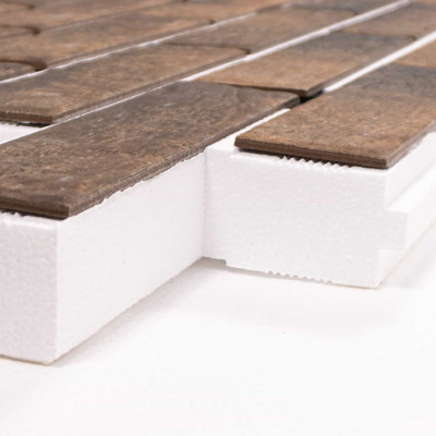 Термопанель ППС Beryoza Ceramica Kaylos Терракотовый 40 мм м2