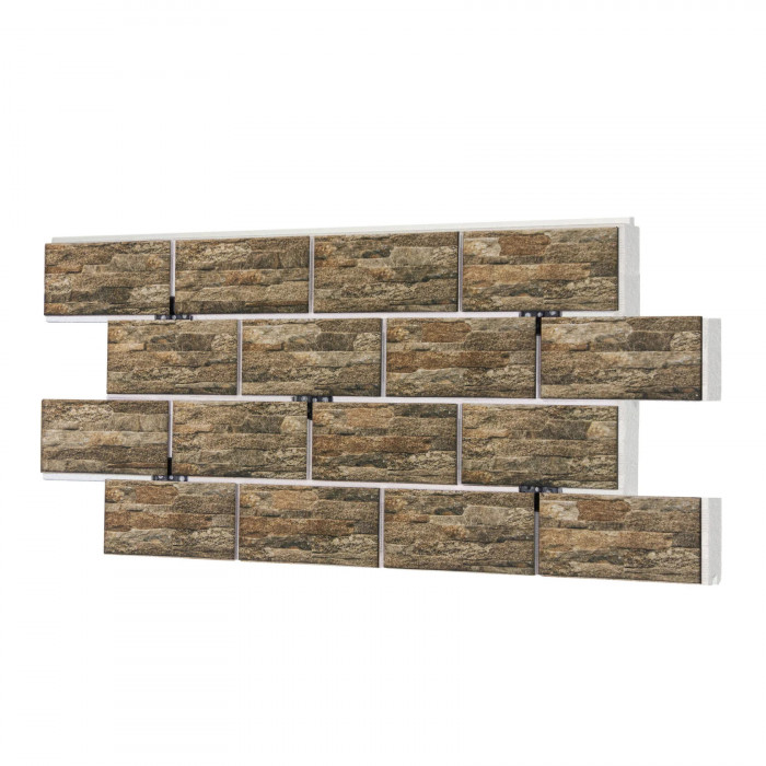 Термопанель ППС Beryoza Ceramica Old Town Микс 40 мм м2