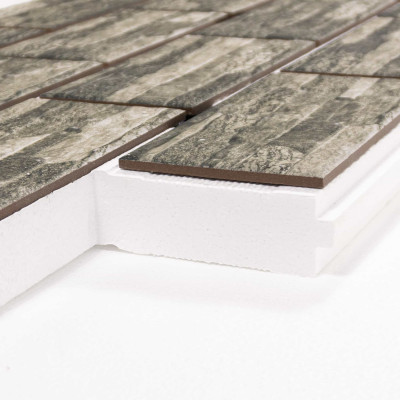 Термопанель ППС Beryoza Ceramica Old Town Графит 40 мм за м2