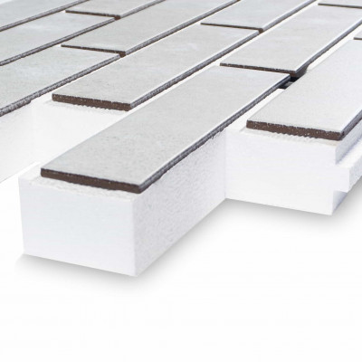 Термопанель ППС Керамин Юта 1 Светло-серый 40 мм за м2 Термопанель ППС Керамин Юта 1 Светло-серый 40 мм за м2