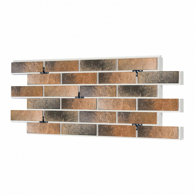 Термопанель ППС Керамин Орегон 4 Коричневый 40 мм за м2