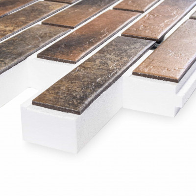 Термопанель ППС Керамин Орегон 4 Коричневый 40 мм за м2 Термопанель ППС Керамин Орегон 4 Коричневый 40 мм за м2