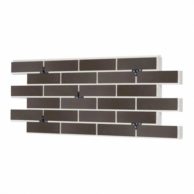 Термопанель ППС Керамин Куба 9 Шоколадный 40 мм за м2