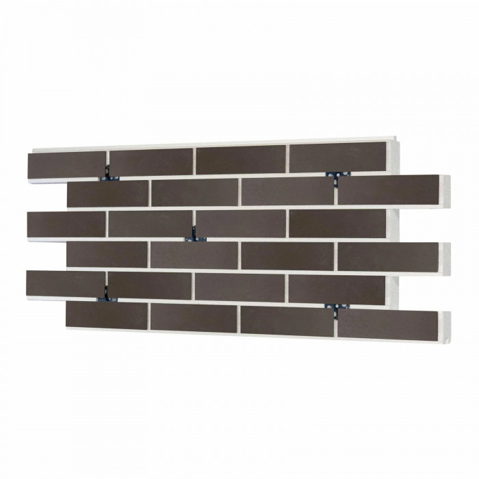 Термопанель ППС Керамин Куба 9 Шоколадный 40 мм за м2