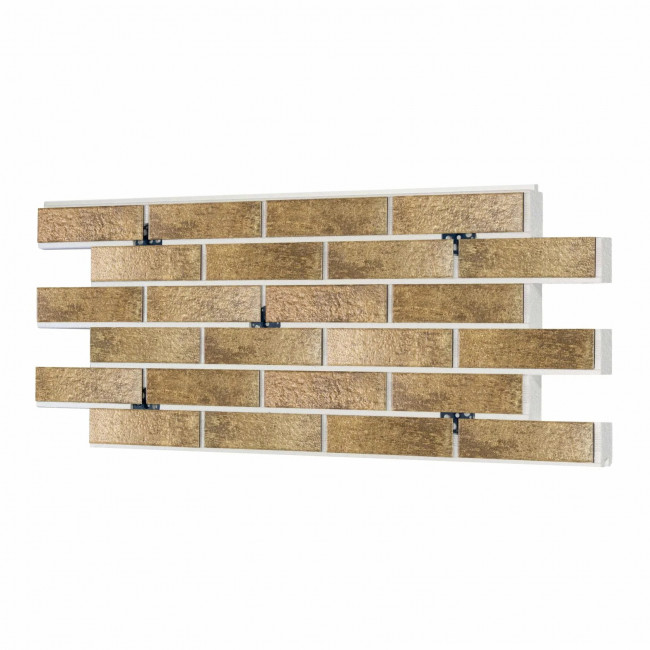 Термопанель ППС Керамин Теннесси 3 Светло-коричневый 40 мм за м2