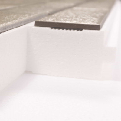 Термопанель ППС Керамин Теннесси 2 Светло-бежевый 40 мм за м2