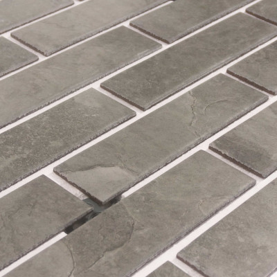 Термопанель ППС Керамин Теннесси 1 Светло-серый 40 мм за м2