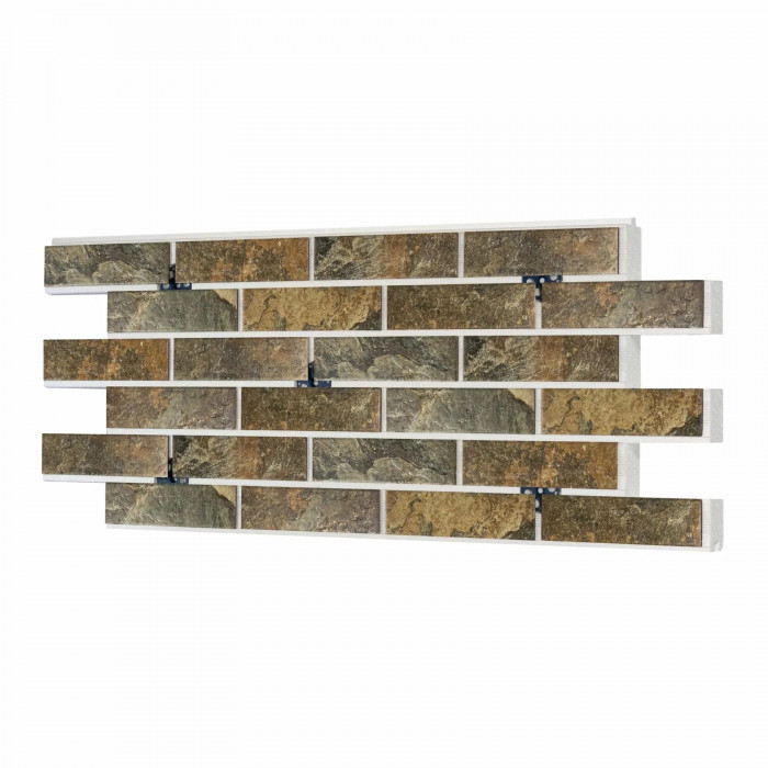 Термопанель ППС Керамин Колорадо 4 Коричневый 40 мм за м2