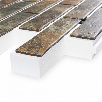 Термопанель ППС Керамин Колорадо 4 Коричневый 40 мм за м2