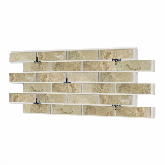 Термопанель ППС Керамин Колорадо 3 Бежевый 40 мм за м2