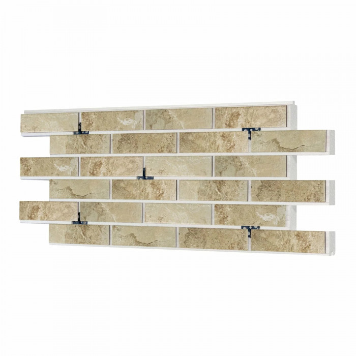 Термопанель ППС Керамин Колорадо 3 Бежевый 40 мм за м2