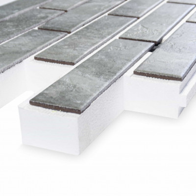 Термопанель ППС Керамин Колорадо 2 Серый 40 мм за м2