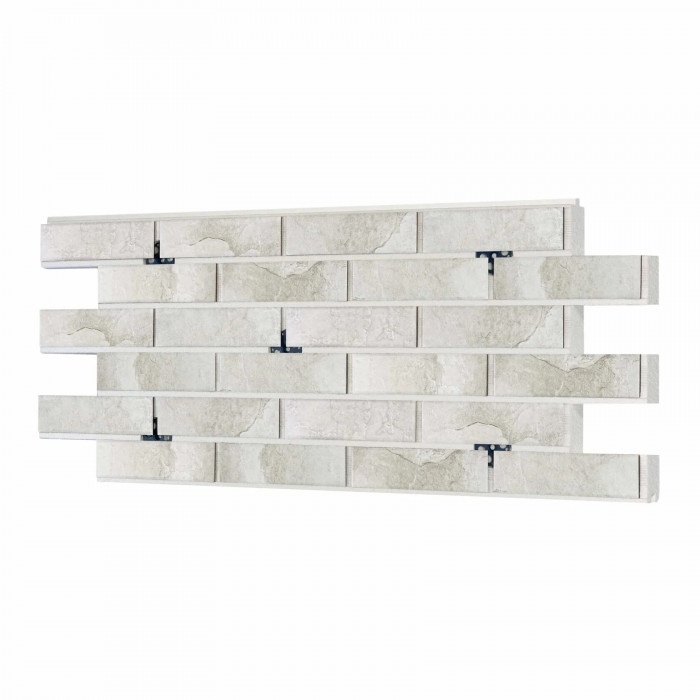 Термопанель ППС Керамин Колорадо 1 Светло-серый 40 мм за м2