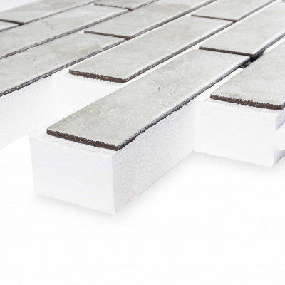 Термопанель ППС Керамин Колорадо 1 Светло-серый 40 мм за м2