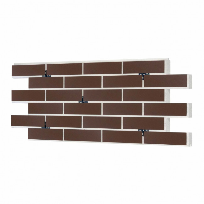 Термопанель ППС Керамин Амстердам 4 Коричневый 40 мм за м2