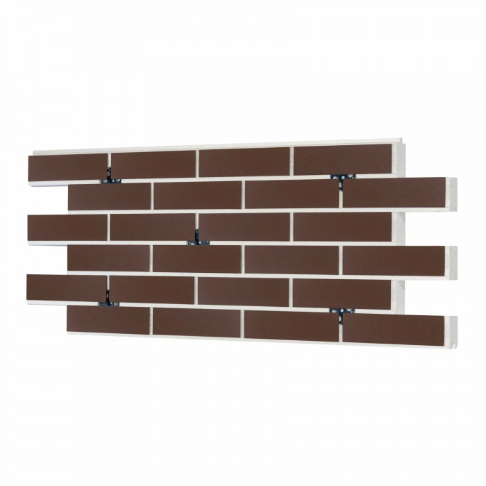 Термопанель ППС Керамин Амстердам 4 Коричневый 0,464 м² Термопанель ППС Керамин Амстердам 4 Коричневый 0,464 м²