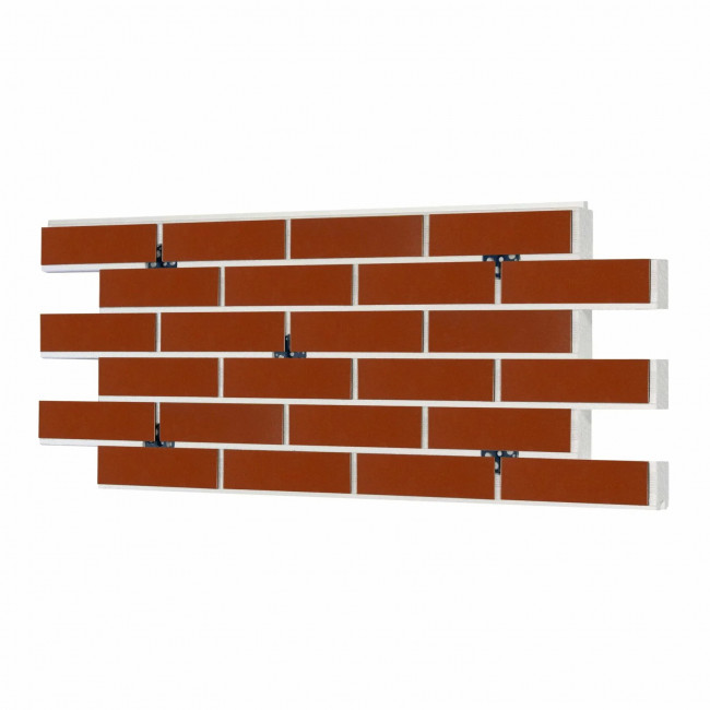 Термопанель ППС Керамин Амстердам 2 Терракота 40 мм за м2