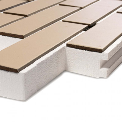 Термопанель ППС Cerrad Kremowa Gladka 40 мм за м2