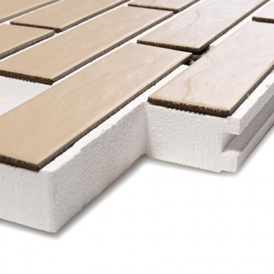 Термопанель ППС Cerrad Kremowa Rustiko 40 мм за м2