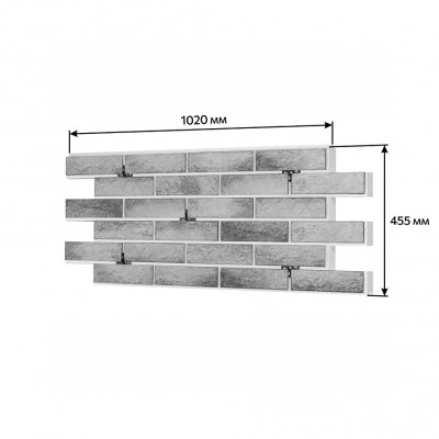 Термопанель ППС Cerrad Retro Brick Curry 0,464 м²